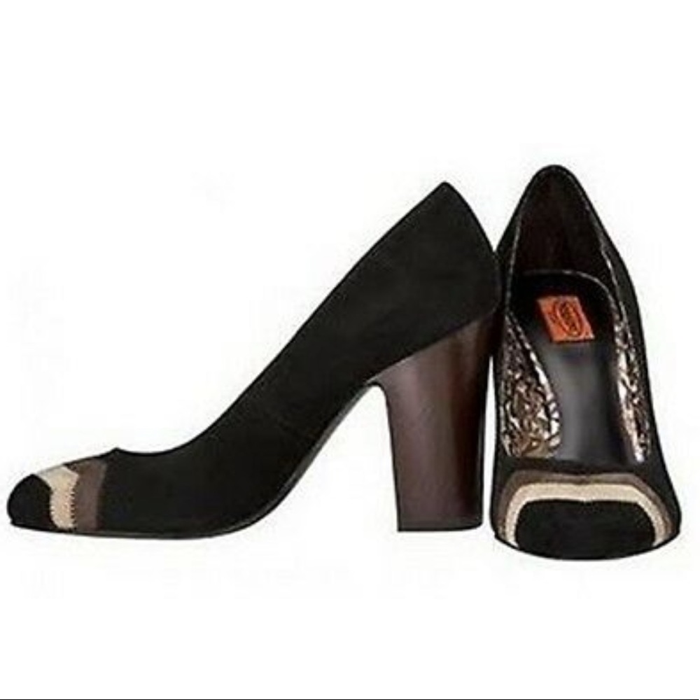 MISSONI for target Suede Pump with Zig Zag detail- NWT